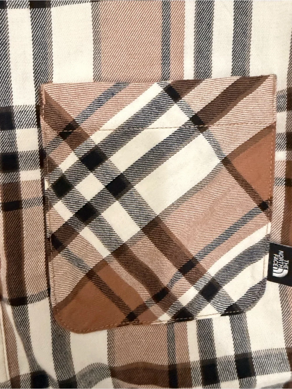 NWT The North Face Men’s Brown Plaid Flannel Shirt Retails $85